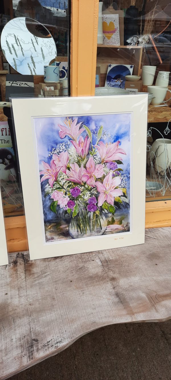 Pink Lilies - Trudi Killeen