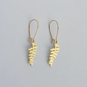 Delicate Fern Earrings - Kaiko Studio