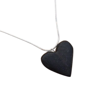 Bog Oak Heart Necklace