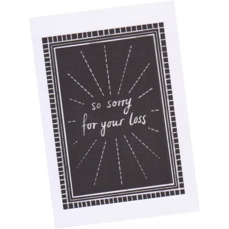So Sorry for your Loss
