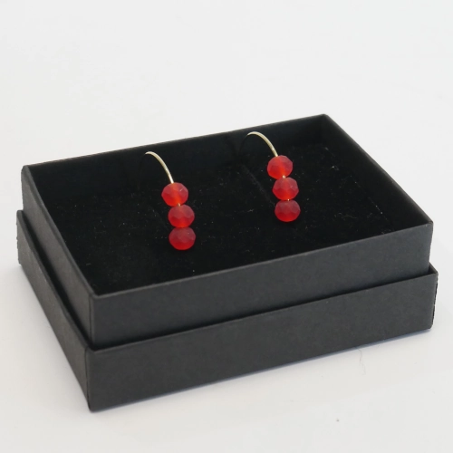 Mini Krobo Hoop Earrings - Danu Ceramics - Image 4