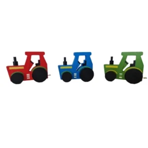 Green Wooden Tractor